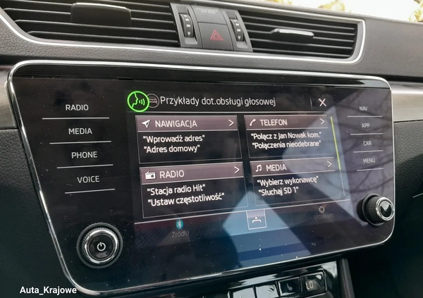 Skoda Superb cena 84900 przebieg: 178000, rok produkcji 2019 z Kutno małe 781